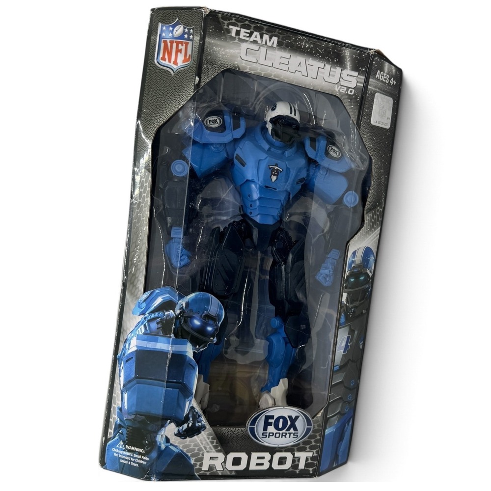 NFL Team Cleatus V2.0 Tennessee Titans Robot Action Figure 10" Fox Sports